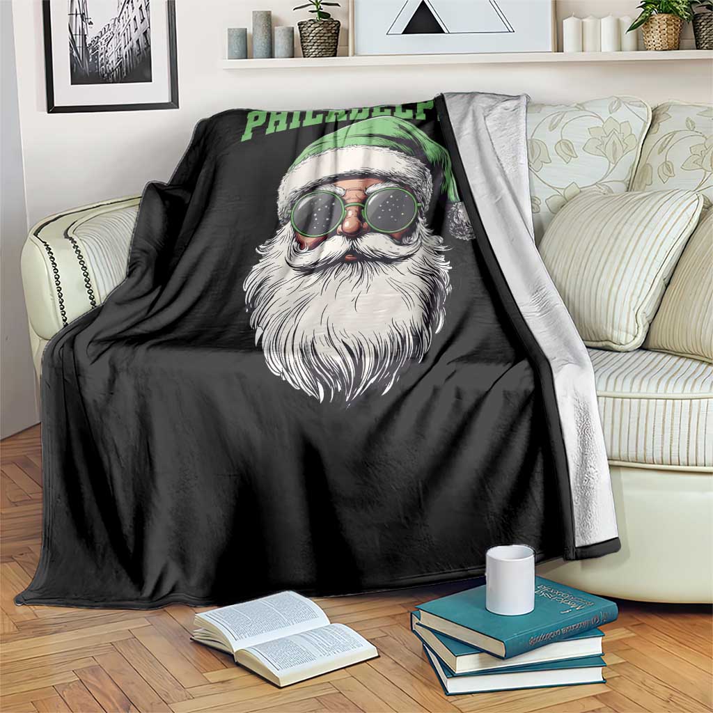 Christmas PFE Throw Blanket Vintage Santa Claus Face Game Day TS10 Print Your Wear