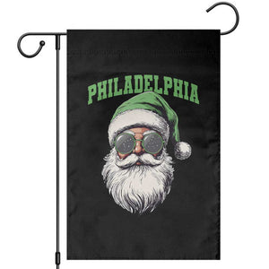 Christmas PFE Garden Flag Vintage Santa Claus Face Game Day TS10 Black Print Your Wear