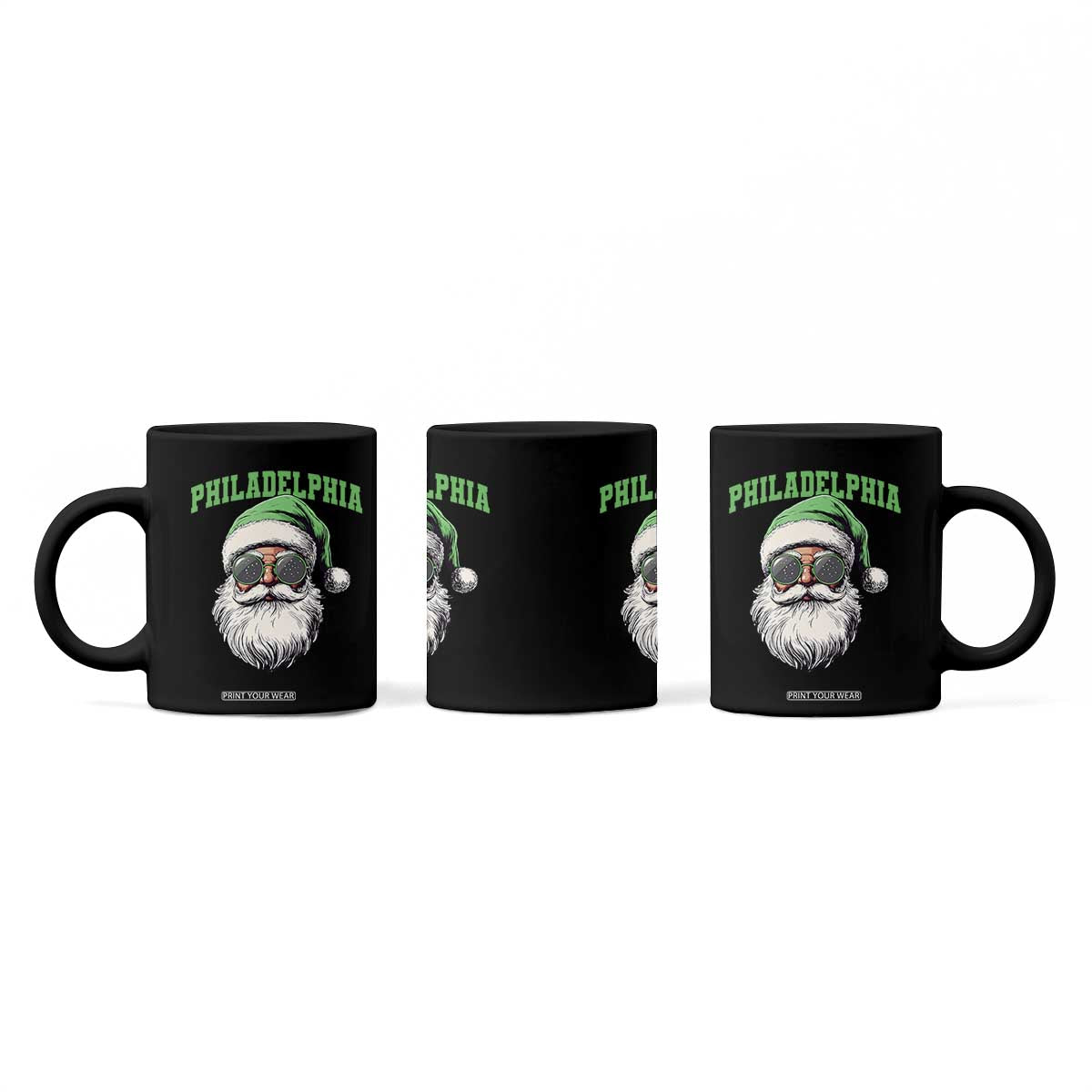 Christmas PFE Coffee Mug Vintage Santa Claus Face Game Day TS10 Print Your Wear