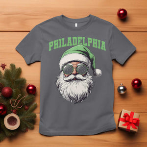 Christmas PFE T Shirt Vintage Santa Claus Face Game Day TS10 Charcoal Print Your Wear