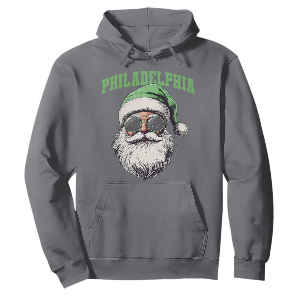 Christmas PFE Hoodie Vintage Santa Claus Face Game Day TS10 Charcoal Print Your Wear