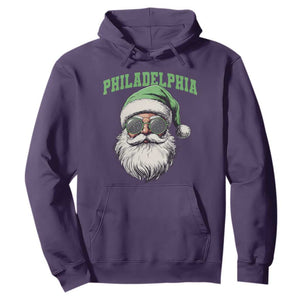 Christmas PFE Hoodie Vintage Santa Claus Face Game Day TS10 Purple Print Your Wear