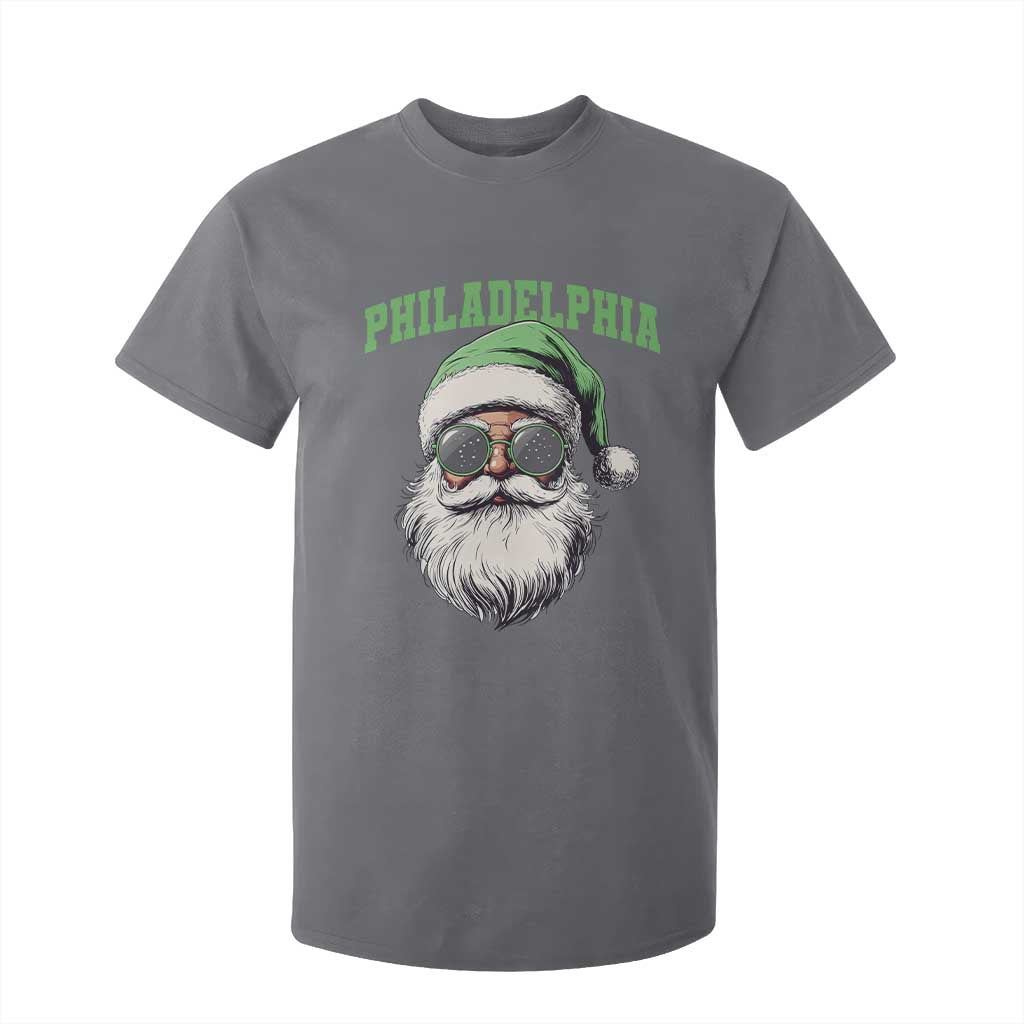 Christmas PFE T Shirt For Kid Vintage Santa Claus Face Game Day TS10 Charcoal Print Your Wear