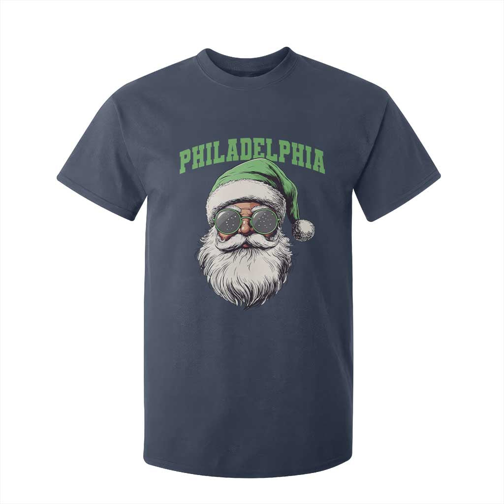 Christmas PFE T Shirt For Kid Vintage Santa Claus Face Game Day TS10 Navy Print Your Wear