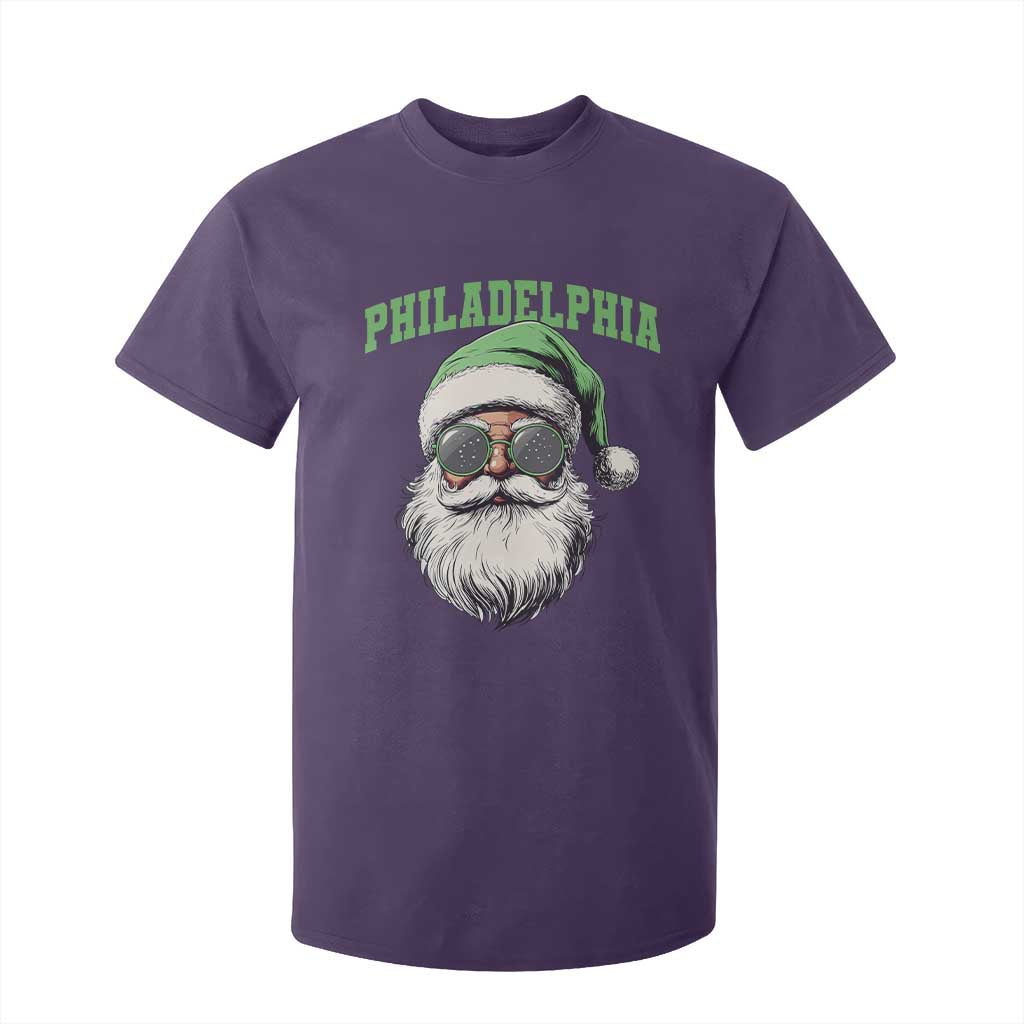Christmas PFE T Shirt For Kid Vintage Santa Claus Face Game Day TS10 Purple Print Your Wear