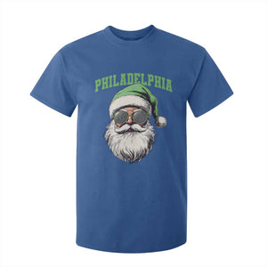 Christmas PFE T Shirt For Kid Vintage Santa Claus Face Game Day TS10 Royal Blue Print Your Wear