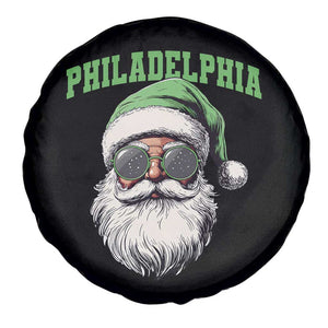 Christmas PFE Spare Tire Cover Vintage Santa Claus Face Game Day TS10 Print Your Wear