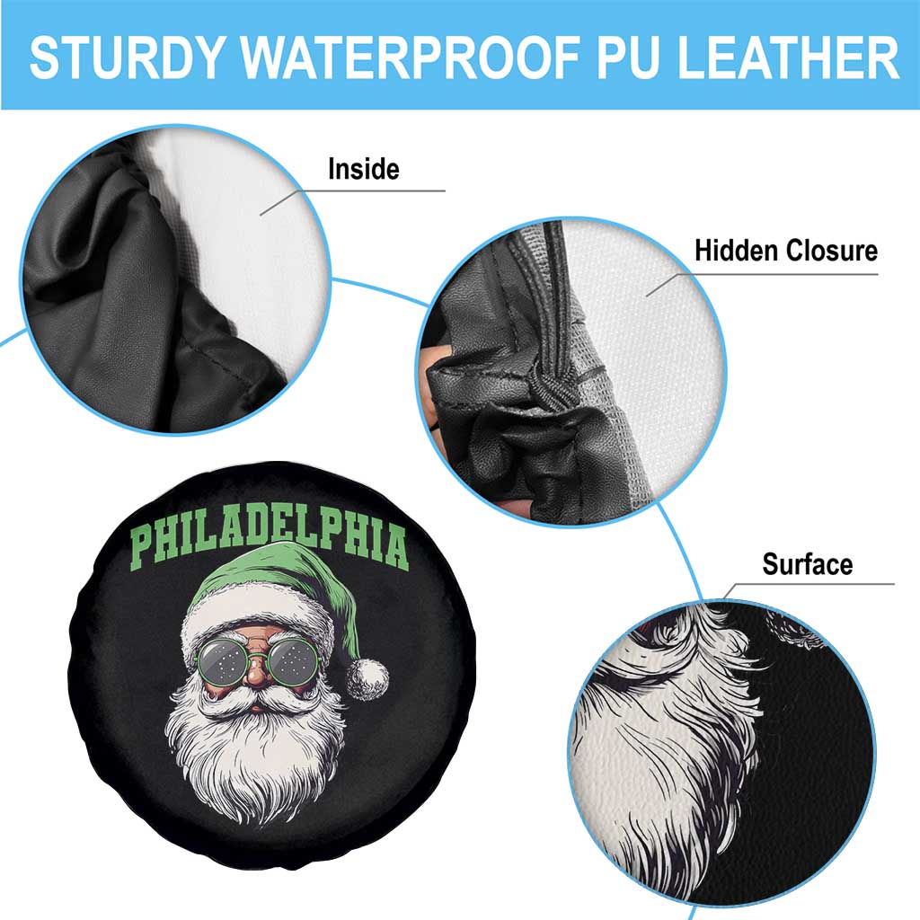Christmas PFE Spare Tire Cover Vintage Santa Claus Face Game Day TS10 Print Your Wear
