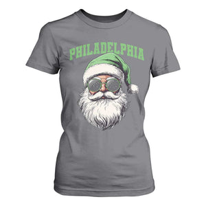 Christmas PFE T Shirt For Women Vintage Santa Claus Face Game Day TS10 Charcoal Print Your Wear