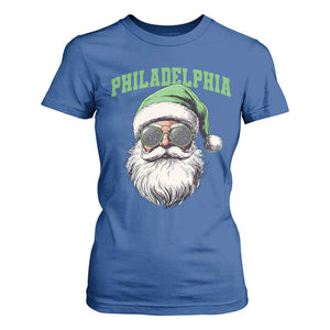 Christmas PFE T Shirt For Women Vintage Santa Claus Face Game Day TS10 Royal Blue Print Your Wear