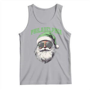 Christmas PFE Tank Top Vintage Santa Claus Face Game Day TS10 Athletic Heather Print Your Wear