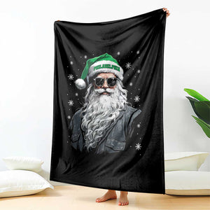 Vintage Christmas PFE Throw Blanket Retro Santa Game Day TS10 Print Your Wear