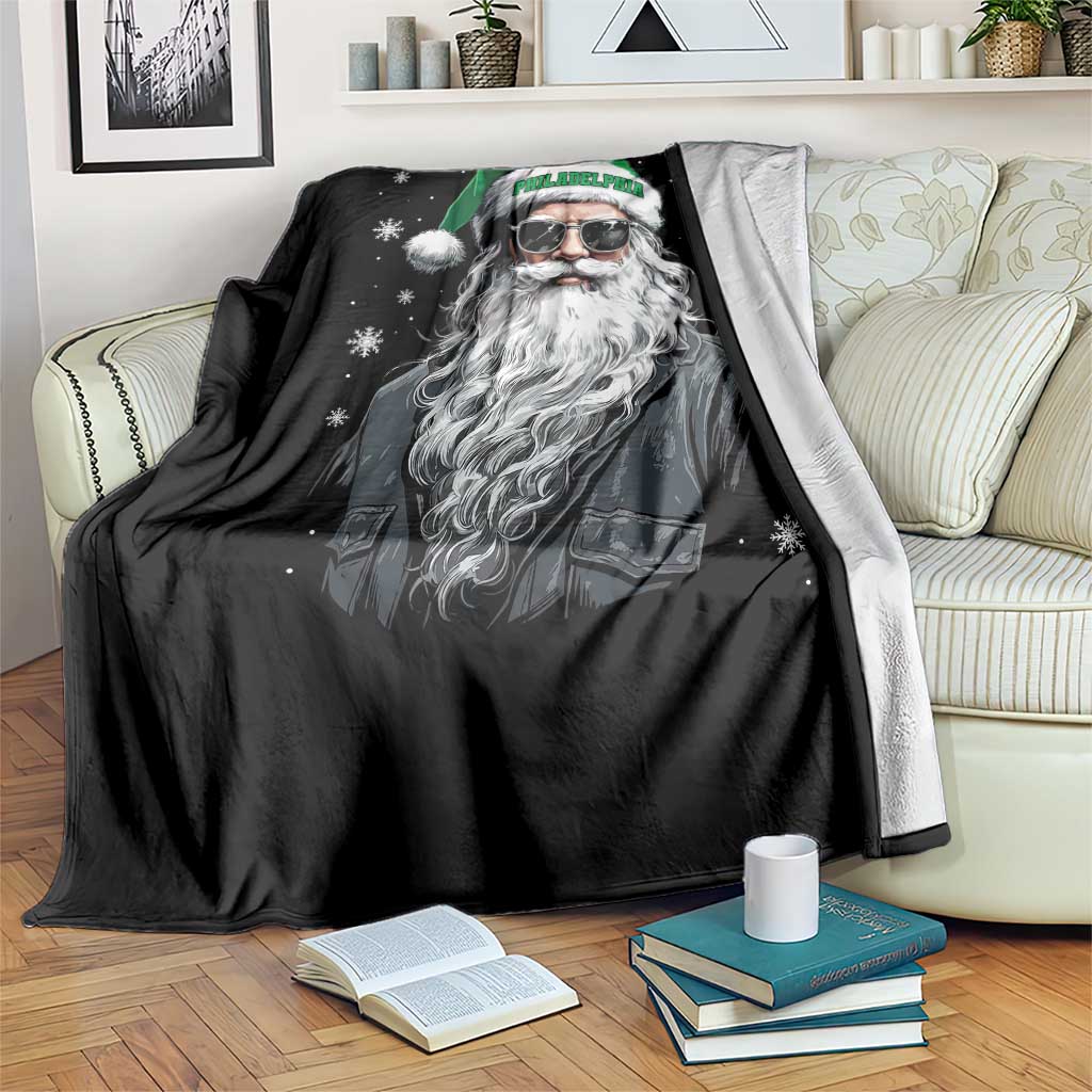 Vintage Christmas PFE Throw Blanket Retro Santa Game Day TS10 Print Your Wear