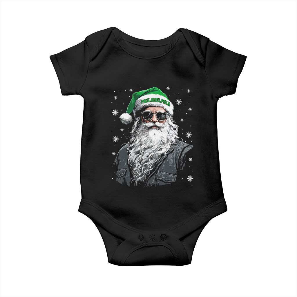 Vintage Christmas PFE Baby Onesie Retro Santa Game Day TS10 Black Print Your Wear