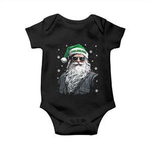 Vintage Christmas PFE Baby Onesie Retro Santa Game Day TS10 Black Print Your Wear