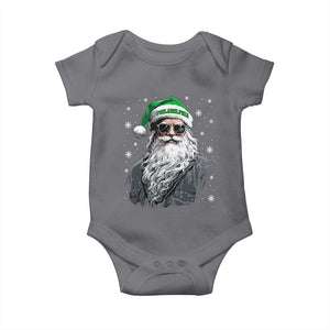 Vintage Christmas PFE Baby Onesie Retro Santa Game Day TS10 Charcoal Print Your Wear