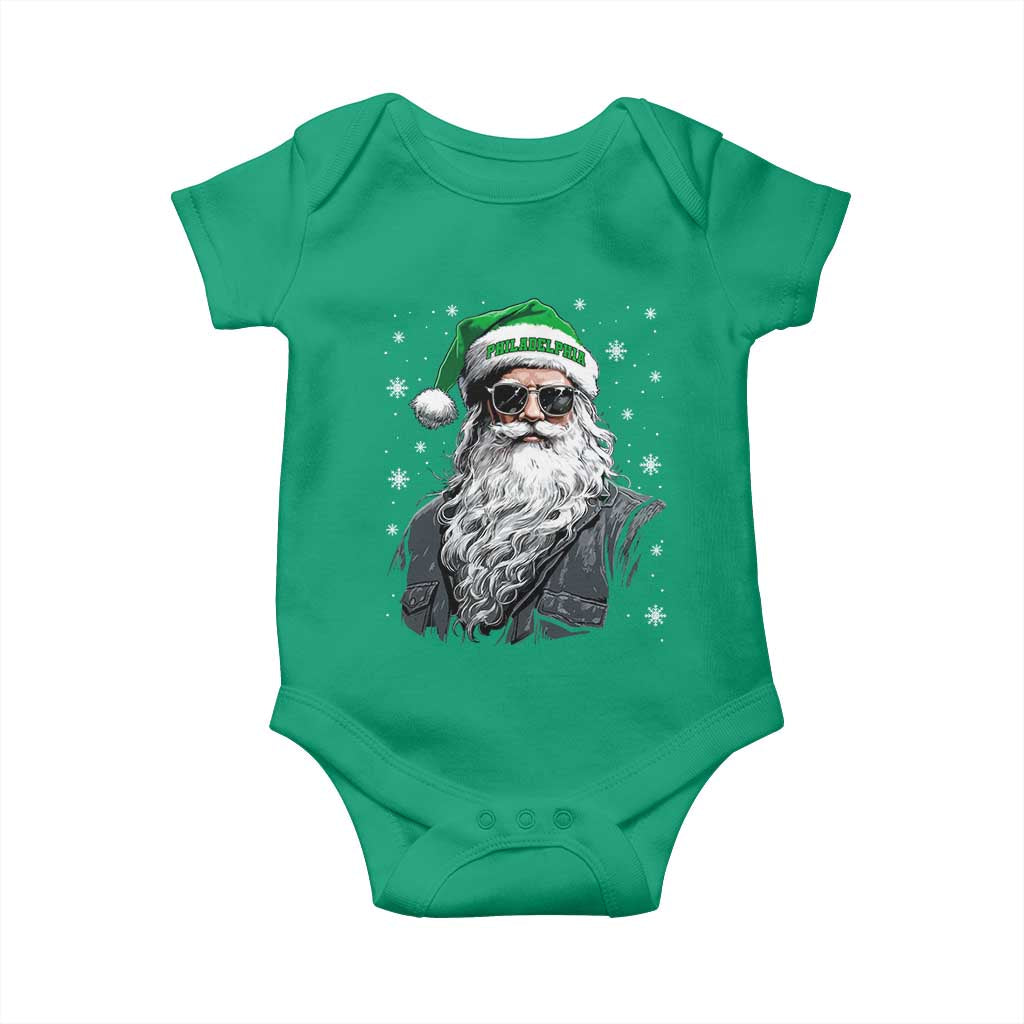 Vintage Christmas PFE Baby Onesie Retro Santa Game Day TS10 Irish Green Print Your Wear