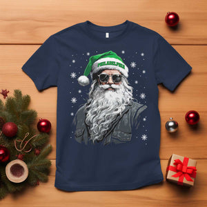 Vintage Christmas PFE T Shirt Retro Santa Game Day TS10 Navy Print Your Wear