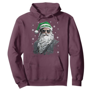 Vintage Christmas PFE Hoodie Retro Santa Game Day TS10 Maroon Print Your Wear