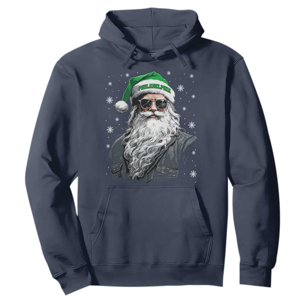 Vintage Christmas PFE Hoodie Retro Santa Game Day TS10 Navy Print Your Wear