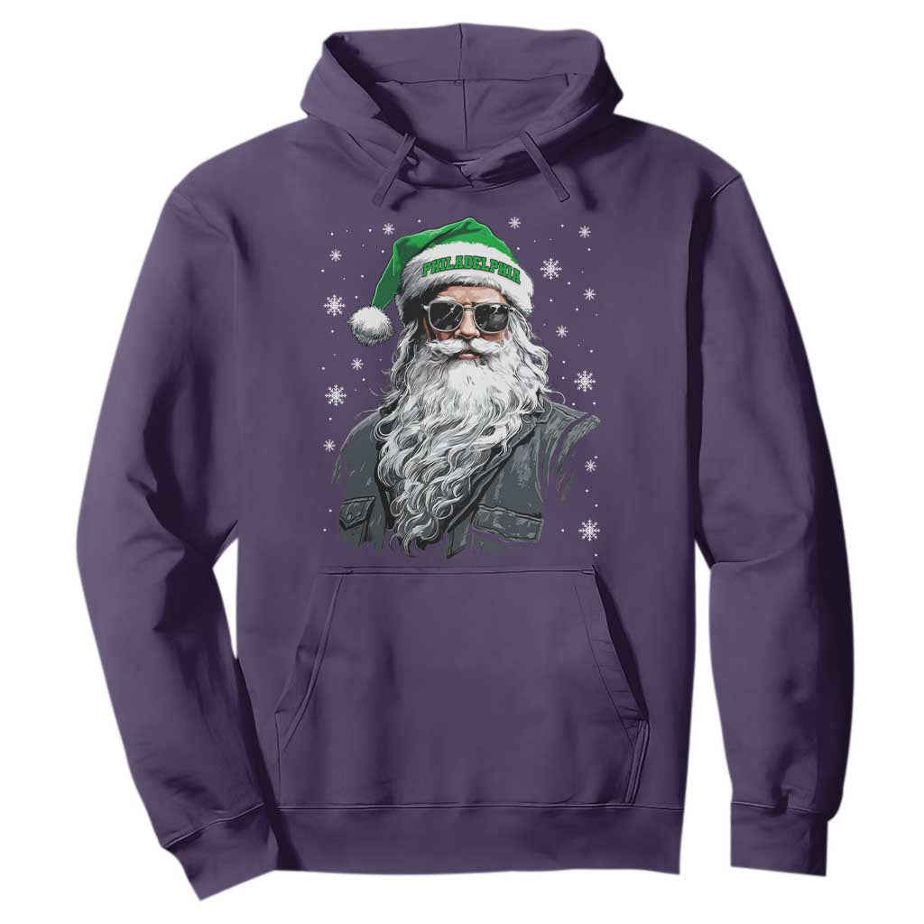 Vintage Christmas PFE Hoodie Retro Santa Game Day TS10 Purple Print Your Wear