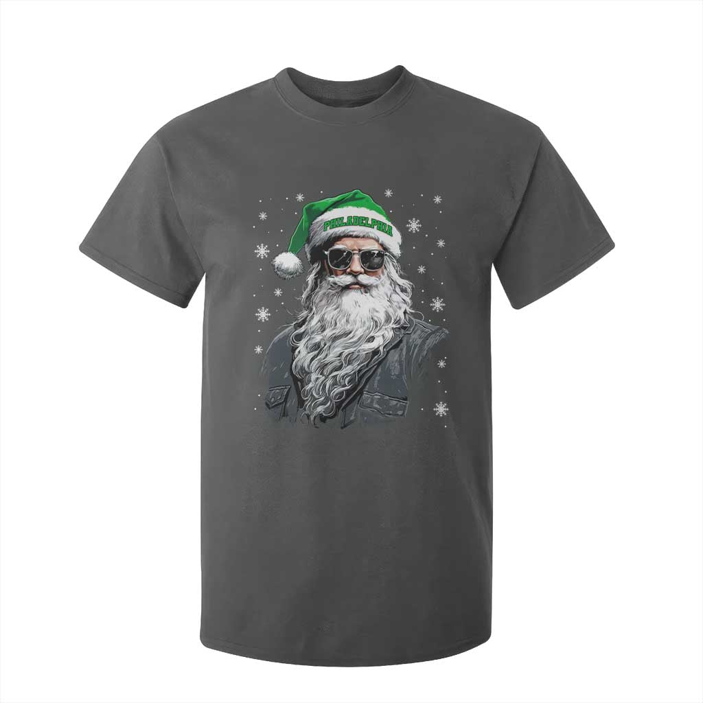 Vintage Christmas PFE T Shirt For Kid Retro Santa Game Day TS10 Dark Heather Print Your Wear