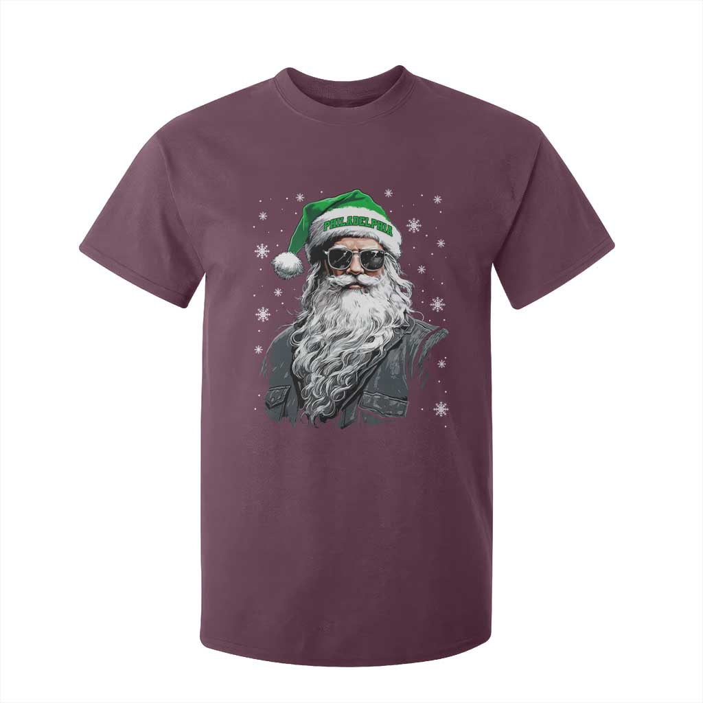 Vintage Christmas PFE T Shirt For Kid Retro Santa Game Day TS10 Maroon Print Your Wear