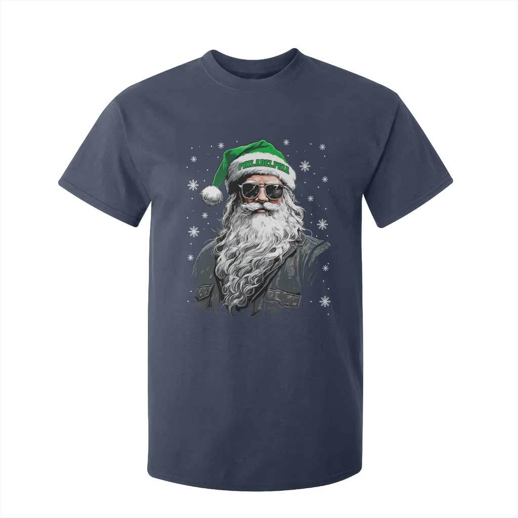 Vintage Christmas PFE T Shirt For Kid Retro Santa Game Day TS10 Navy Print Your Wear