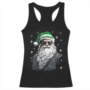 Vintage Christmas PFE Racerback Tank Top Retro Santa Game Day TS10 Black Print Your Wear