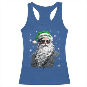 Vintage Christmas PFE Racerback Tank Top Retro Santa Game Day TS10 Royal Blue Print Your Wear