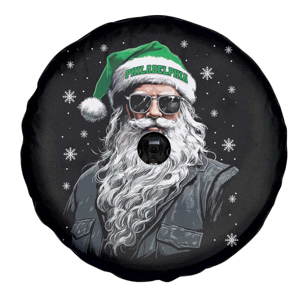 Vintage Christmas PFE Spare Tire Cover Retro Santa Game Day TS10 Print Your Wear