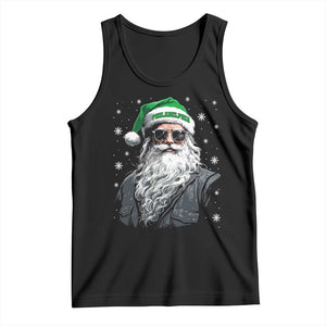 Vintage Christmas PFE Tank Top Retro Santa Game Day TS10 Black Print Your Wear