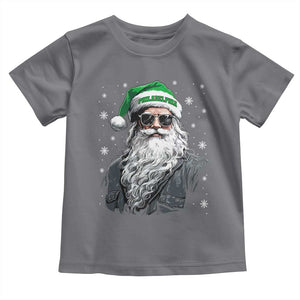 Vintage Christmas PFE Toddler T Shirt Retro Santa Game Day TS10 Charcoal Print Your Wear