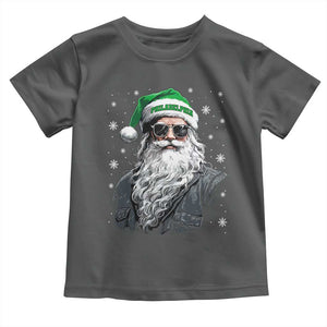 Vintage Christmas PFE Toddler T Shirt Retro Santa Game Day TS10 Dark Heather Print Your Wear