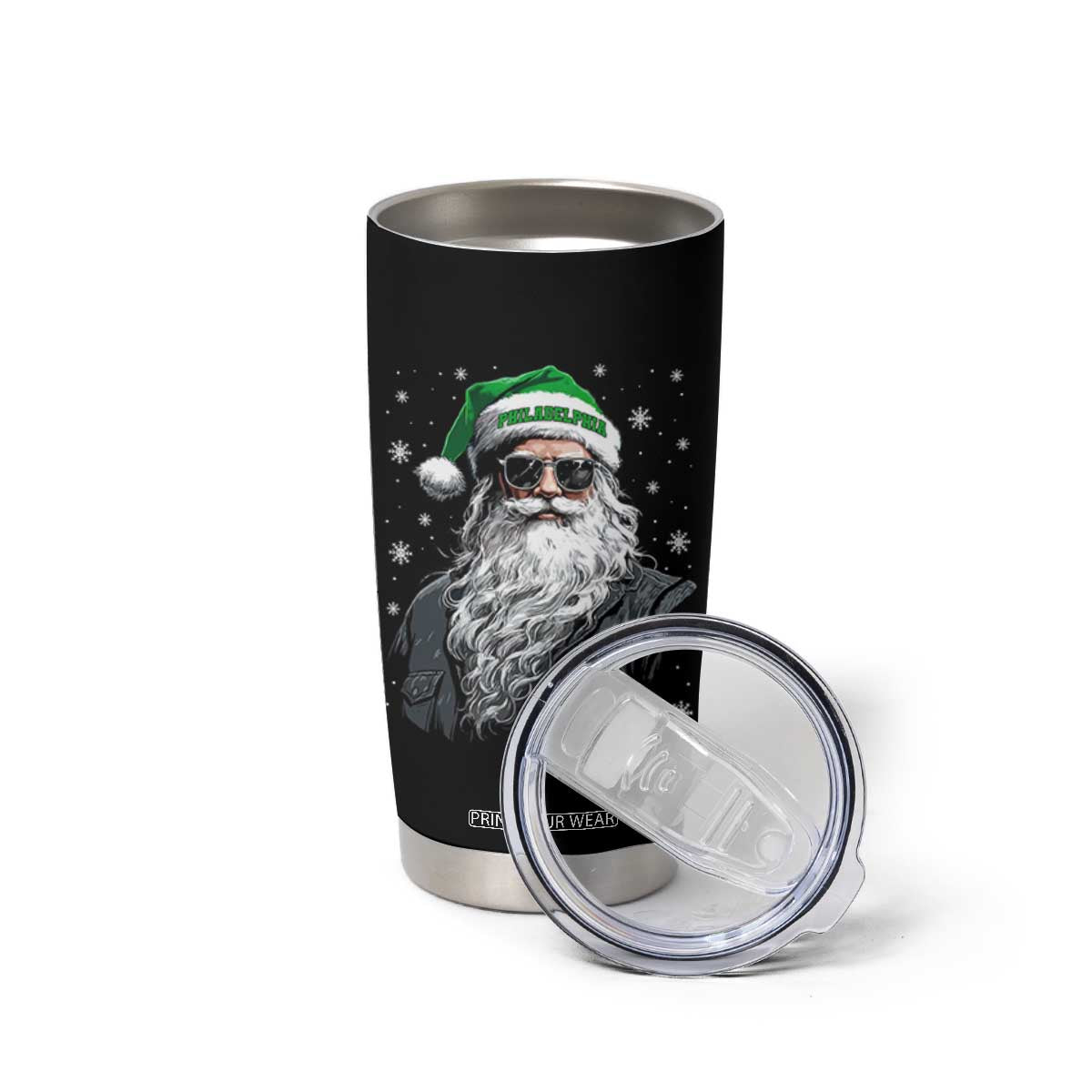 Vintage Christmas PFE Tumbler Cup Retro Santa Game Day TS10 Print Your Wear