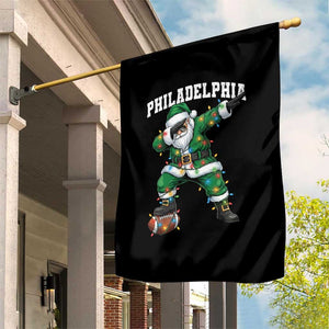 Christmas PFE Garden Flag Funny Dabbing Santa Football Lovers Game Day TS10 Print Your Wear
