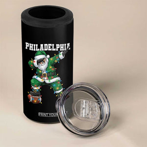 Christmas PFE 4 in 1 Can Cooler Tumbler Funny Dabbing Santa Football Lovers Game Day TS10 Print Your Wear