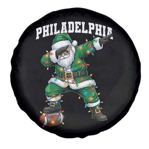 Christmas PFE Spare Tire Cover Funny Dabbing Santa Football Lovers Game Day TS10 Print Your Wear