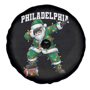 Christmas PFE Spare Tire Cover Funny Dabbing Santa Football Lovers Game Day TS10 Print Your Wear