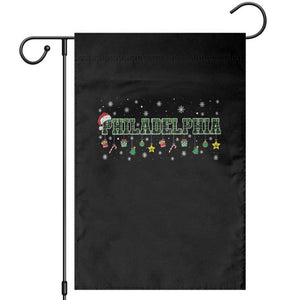 Christmas PFE Garden Flag Green Plaid Philly Fan Football Lovers Xmas Pajamas TS10 Black Print Your Wear