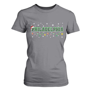 Christmas PFE T Shirt For Women Green Plaid Philly Fan Football Lovers Xmas Pajamas TS10 Charcoal Print Your Wear