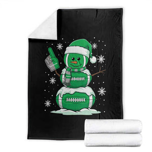 EF Christmas Snowman Throw Blanket Funny Philly Fan Vintage Football Lovers TS10 Black Print Your Wear