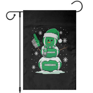 EF Christmas Snowman Garden Flag Funny Philly Fan Vintage Football Lovers TS10 Black Print Your Wear