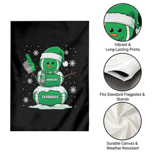 EF Christmas Snowman Garden Flag Funny Philly Fan Vintage Football Lovers TS10 Print Your Wear