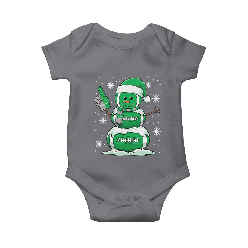 EF Christmas Snowman Baby Onesie Funny Philly Fan Vintage Football Lovers TS10 Charcoal Print Your Wear
