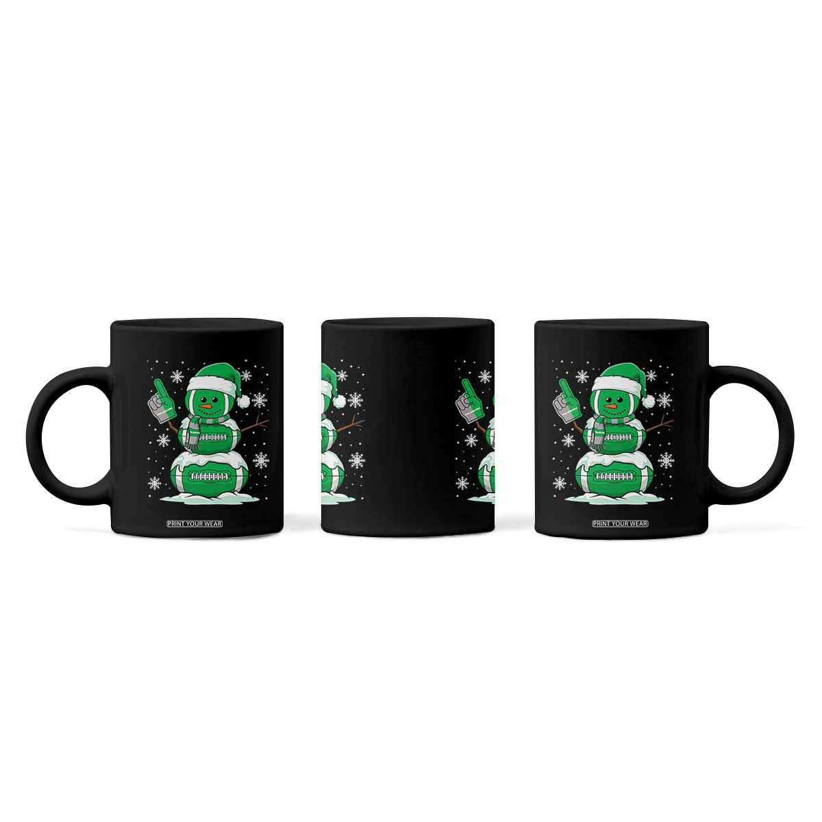 EF Christmas Snowman Coffee Mug Funny Philly Fan Vintage Football Lovers TS10 Print Your Wear