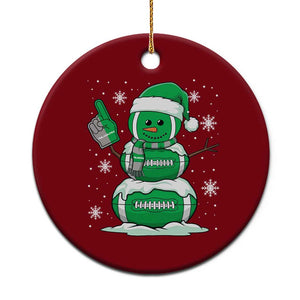EF Christmas Snowman Ceramic Ornament Funny Philly Fan Vintage Football Lovers TS10 1pc Red Print Your Wear