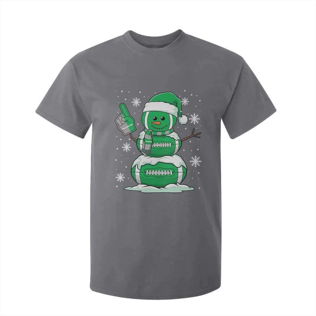 EF Christmas Snowman T Shirt For Kid Funny Philly Fan Vintage Football Lovers TS10 Charcoal Print Your Wear