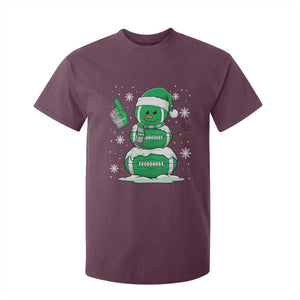 EF Christmas Snowman T Shirt For Kid Funny Philly Fan Vintage Football Lovers TS10 Maroon Print Your Wear