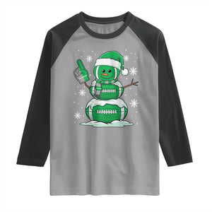 EF Christmas Snowman Raglan Shirt Funny Philly Fan Vintage Football Lovers TS10 Sport Gray Black Print Your Wear